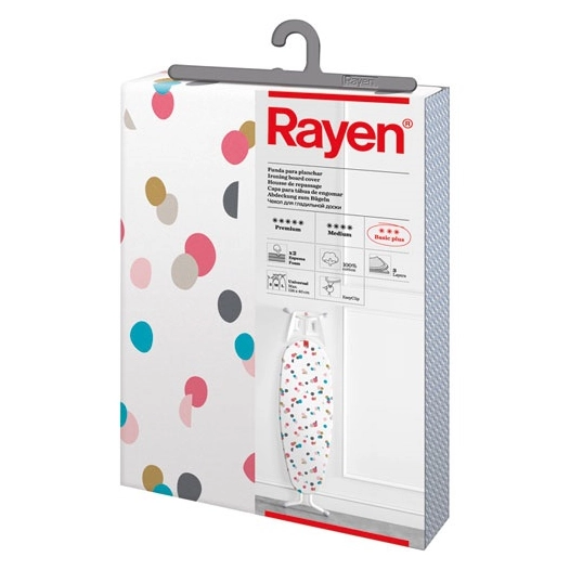 Housse repassage 130x47cm basic plus confetti - RAYEN