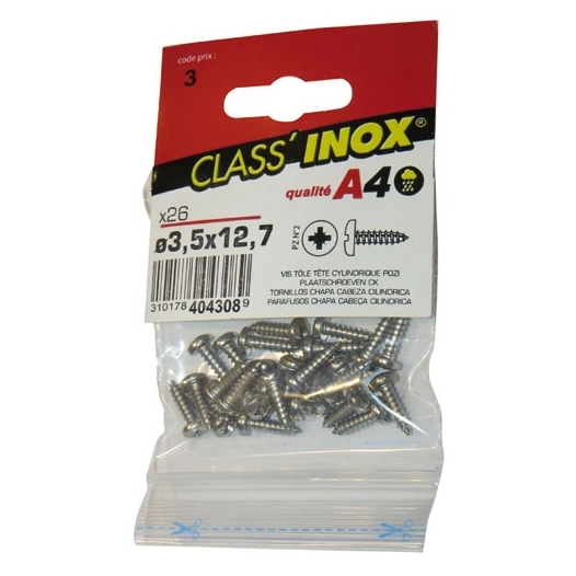 Vis tôle tfb pozi inox 3.9x31 - VYNEX