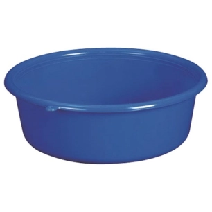 Cuvette ronde d21x6cm 1.5l bleu - ALUMINIUM ET PLASTIQ