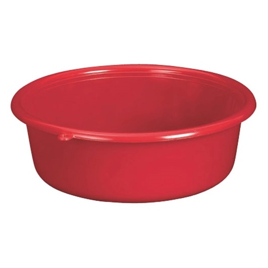 Cuvette ronde d21x6cm 1.5l rouge - ALUMINIUM ET PLASTIQ