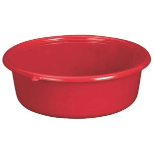 Cuvette ronde d21x6cm 1.5l rouge - ALUMINIUM ET PLASTIQ