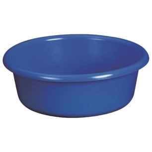 Cuvette ronde d28x10cm 4l bleu - ALUMINIUM ET PLASTIQ