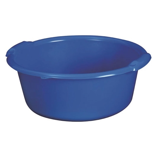 Bassine ronde 14l d42x17cm bleu - ALUMINIUM ET PLASTIQ