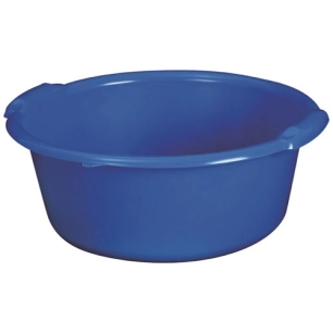 Bassine ronde 14l d42x17cm bleu - ALUMINIUM ET PLASTIQ