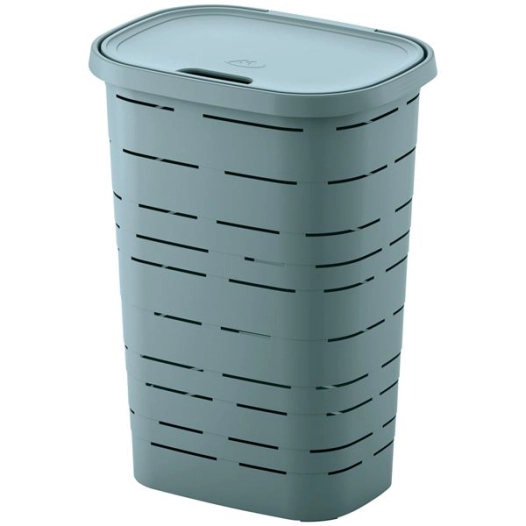 Coffre à linge signature 55l bleu ciel - M-HOME