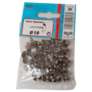 Clou tapissier nickelé 10mm sc - VYNEX
