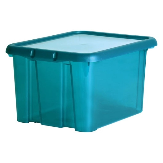Boîte de rangement funny box 18l bleu canard acidulé - EDA
