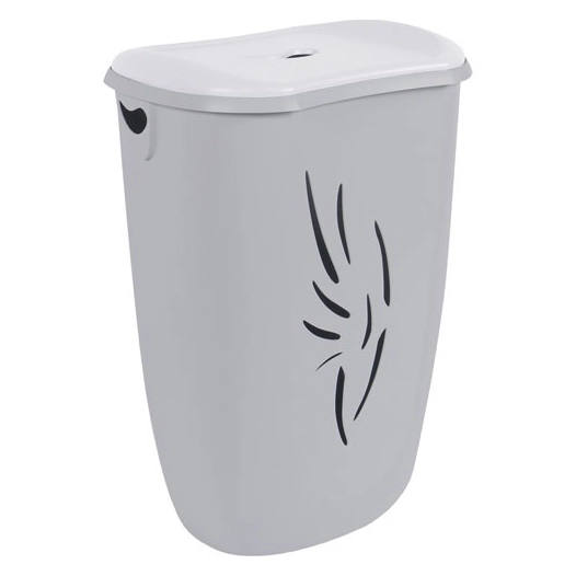 Coffre à linge Flora 40l gris béton - EDA
