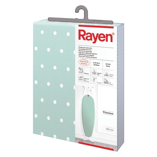 Housse de repas. avec molleton revêtement titani 130x45 cm - RAYEN