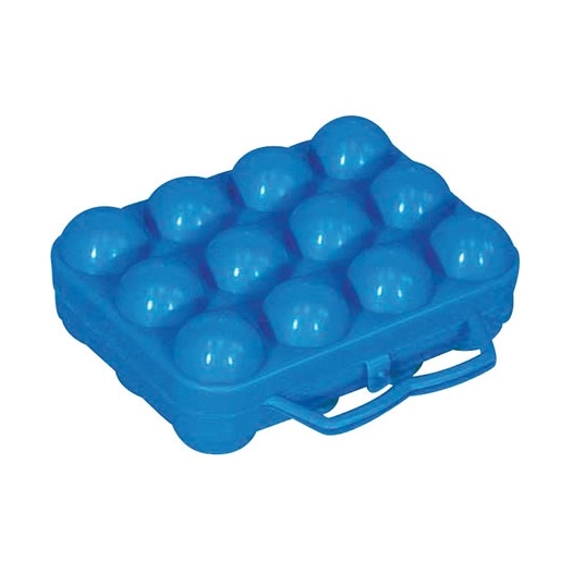 Boîte oeufs 12 cases bleu - ALUMINIUM ET PLASTIQ