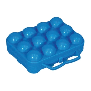 Boîte oeufs 12 cases bleu - ALUMINIUM ET PLASTIQ
