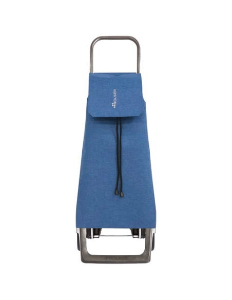 Poussette de marché 2 roues 40 L Bleue - Jet Tweed Joy - ROLSER