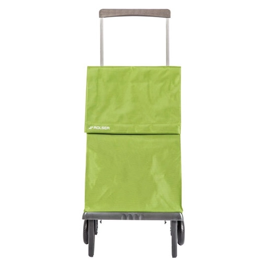 Poussette de marché 2 roues sac pliable Plegamatic MF uni vert pomme - ROLSER