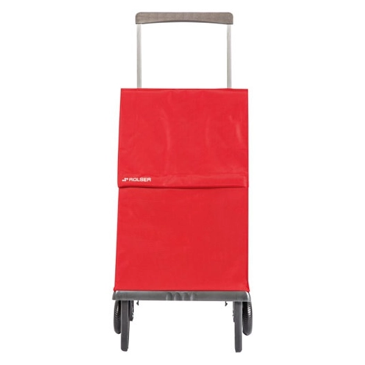 Poussette de marché 2 roues sac pliable Plegamatic MF uni rouge - ROLSER