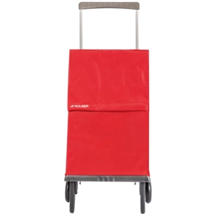 Poussette de marché 2 roues sac pliable Plegamatic MF uni rouge - ROLSER