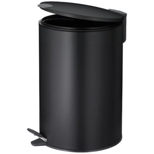 Poubelle 12 L Noire - Mats - KELA