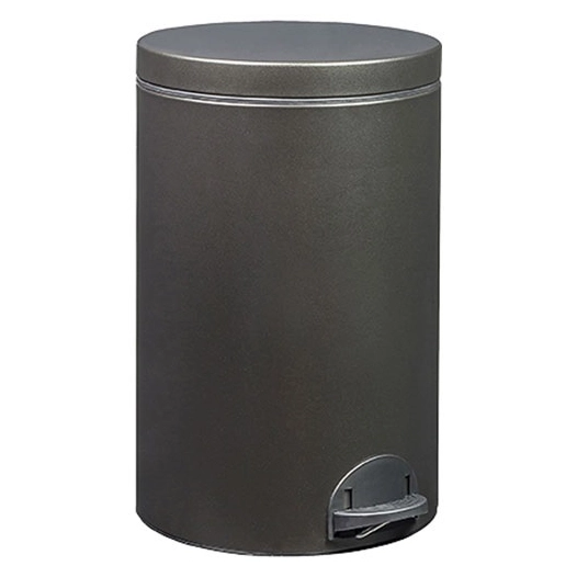 Poubelle à pédale 20 L Noir Basalte - Élora - ROSSIGNOL