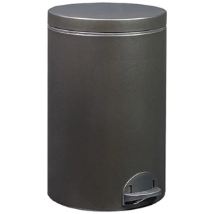 Poubelle à pédale 20 L Noir Basalte - Élora - ROSSIGNOL