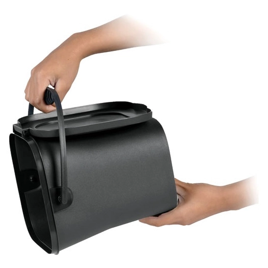 Seau compost 6l gris anthracite avec couvercle - EDA