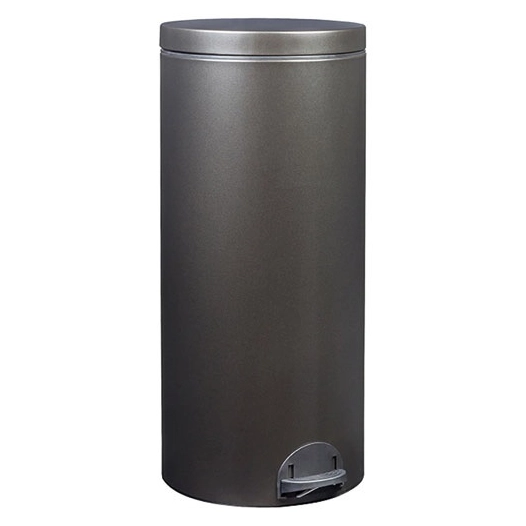 Poubelle à pédale 30 L Noir Basalte - Élora - ROSSIGNOL