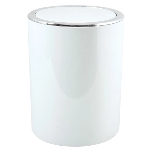 Poubelle Kamaka 6l sdb blanc - MSV