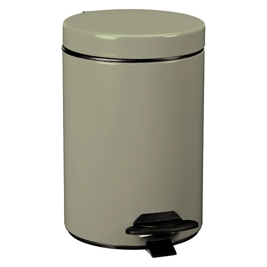Poubelle Cyjeu 3l gris vert mat lisse - ROSSIGNOL