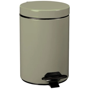 Poubelle Cyjeu 3l gris vert mat lisse - ROSSIGNOL