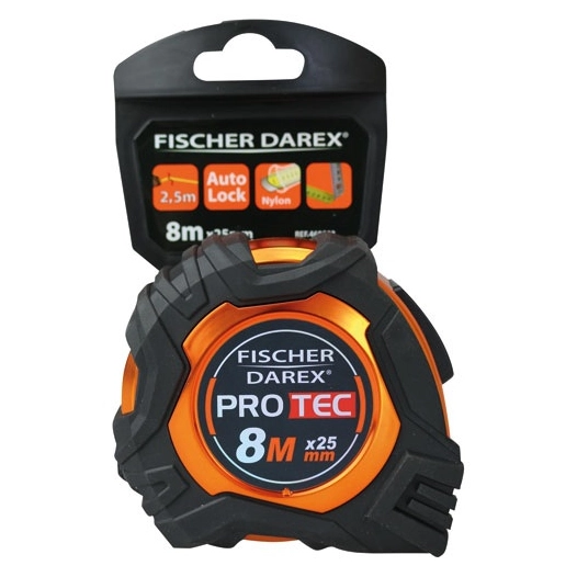Mesure pro 8m autobloquante ruban large 25mm - PROTEC