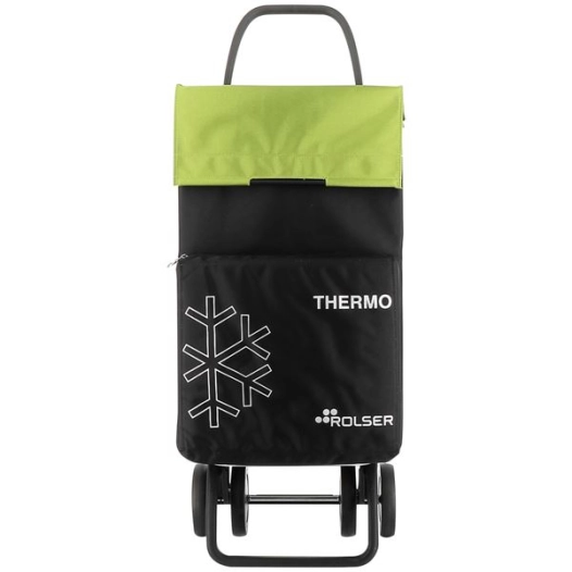 Poussette 4 roues thermo fresh noir vert pomme - ROLSER