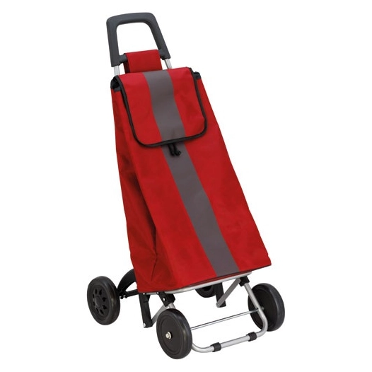 Poussette 4 roues Quatroll rouge noir - SIDEBAG