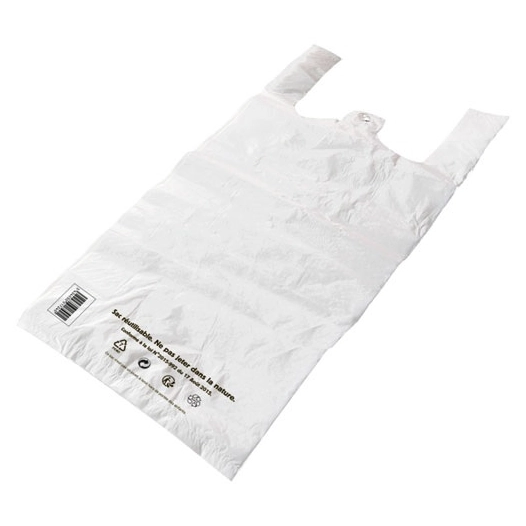 Lot de 100 sacs bretelles Transparents PEHD réutilisables - SPHERE