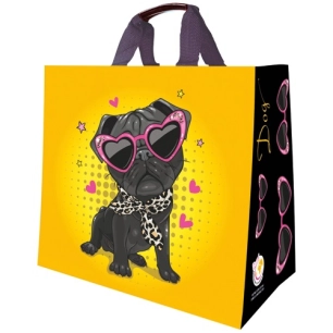 Cabas pp tisse dog 30l 37x36cm - SPHERE