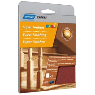 Toile abrasive superflex grain 180 x3 sc - NORTON