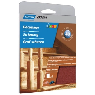 Toile abrasive superflex grain 40 x3 sc - NORTON