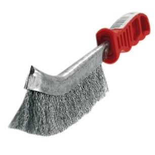 Brosse métal ergo poignée plastique fil acier - TIVOLY