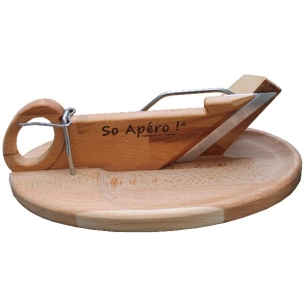 Guillotine à saucisson & charcuterie Ovale - So Apéro - ROGER ORFEVRE