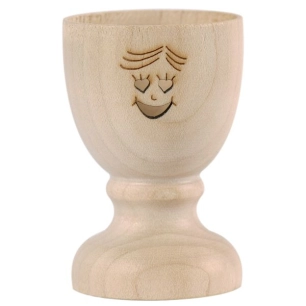 Coquetier bois - Smiley - PATISSE