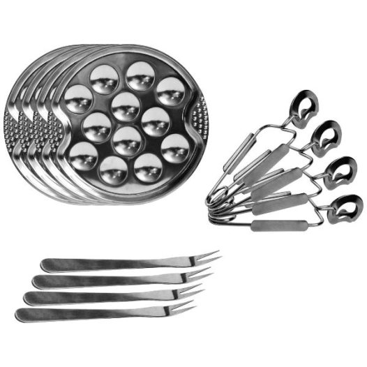 Service à escargots 12 pièces - Service & Dégustation - CMP