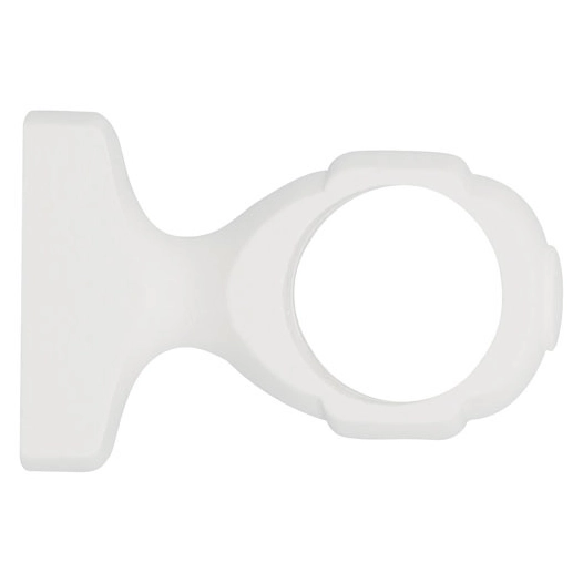 Support d.35 monobloc court blanc x2 sc - MOBOIS