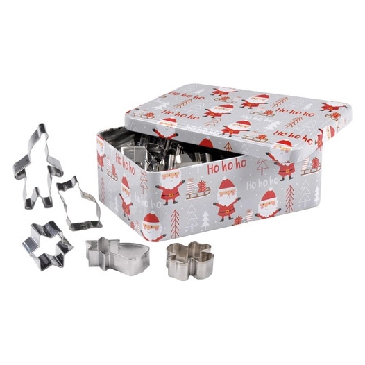 Boîte métal 25 emporte-pièces - Père-Noël - PATISSE