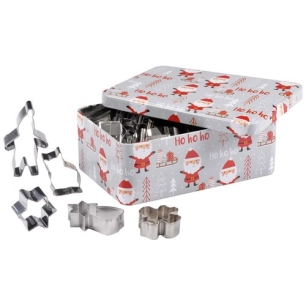 Boîte métal 25 emporte-pièces - Père-Noël - PATISSE