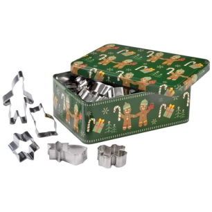 Boîte métal 25 emporte-pièces - Biscuits - PATISSE