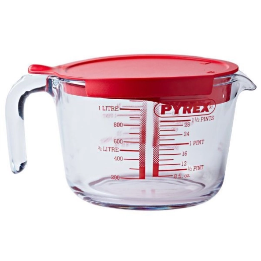Broc mesureur 1 L avec couvercle - Cook & Enjoy - PYREX