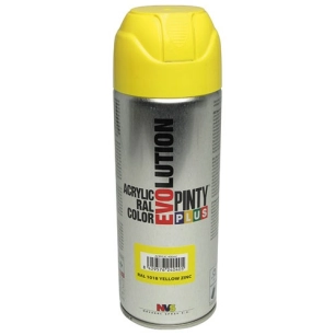 Bombe peinture brillante - jaune RAL1018- 400 mL - PINTY