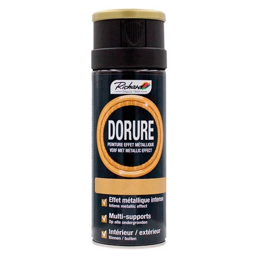 Aérosol 400ml dorure or pale - RICHARD COLORANTS