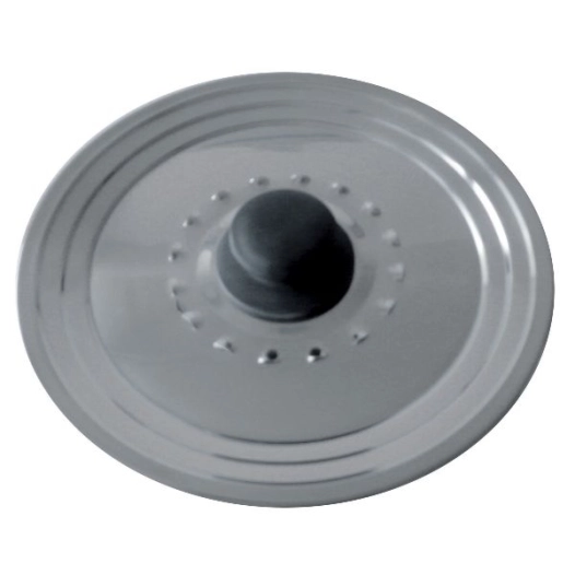 Couvercle inox avec trou vapeur - Diamètre 22/26 cm - BAUMALU