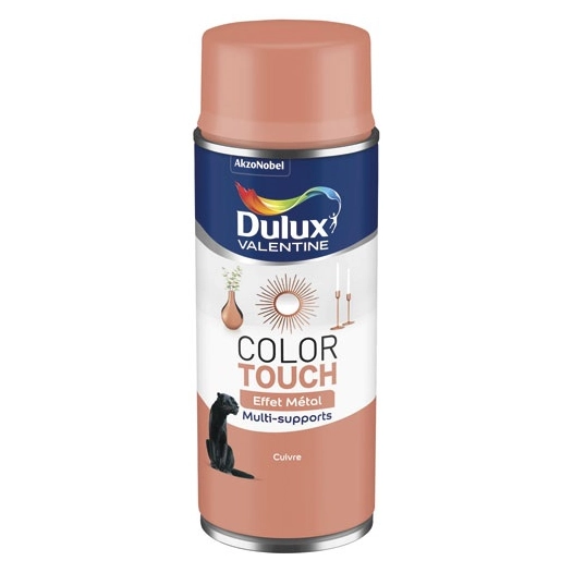 Aérosol Color Touch effet métal cuivre 400ml - DULUX VALENTINE