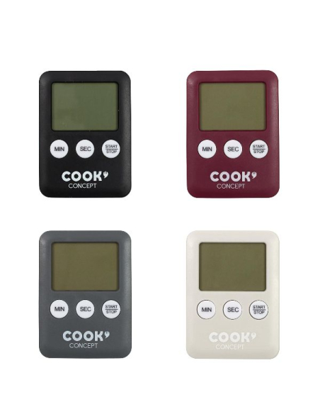 4 Minuteur électronique aimanté - Cook Concept - CMP