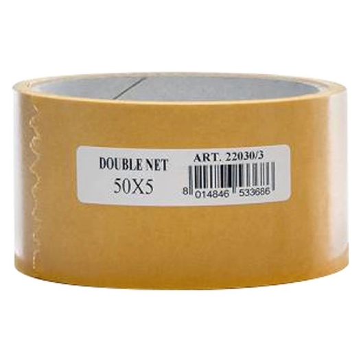 Adhesif double face toile 50mm x 5m - GEKO