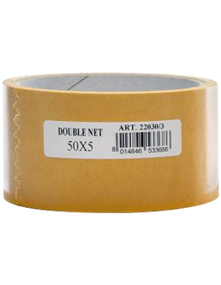 Adhesif double face toile 50mm x 5m - GEKO